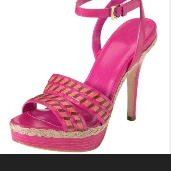 COLE HAAN 💕 Vanessa Nike Air Braided Pink Heel - Picture 9 of 12